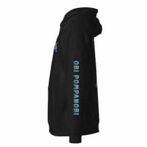Obi Pompanibi Surf Casting Hoodie Black color