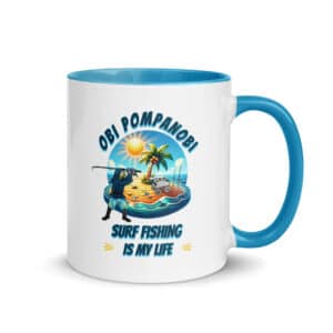 Obi Pompanobi Surf Fishing Life Blue color inside