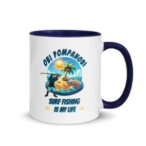 Obi Pompanobi island fishing Blue color inside
