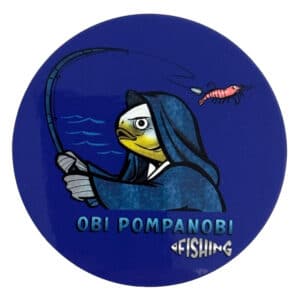 Obi Pompanobi Obi Logo Blue Circle Sticker