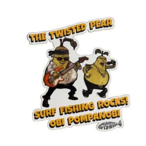 Obi Pompanobi Twisted Pear Sticker