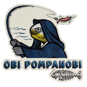 Obi Pompanobi Logo Contour Cut Sticker
