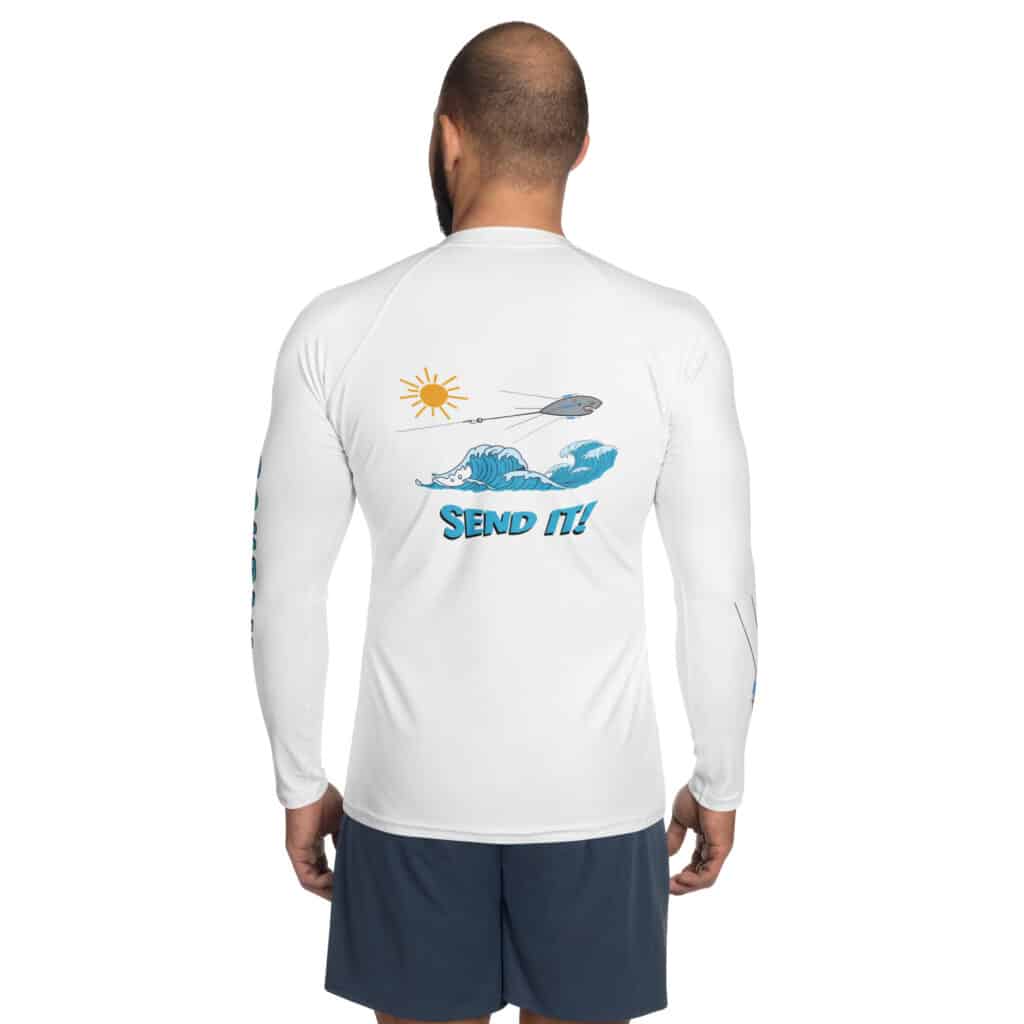 Men's Rash Guard Sputnik Send It Design