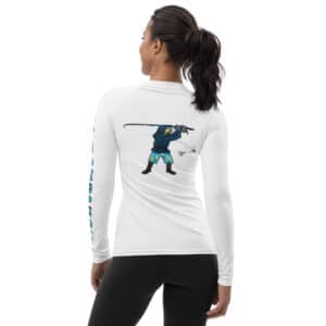 Woman's Rash Guard Obi Surf Casting Design