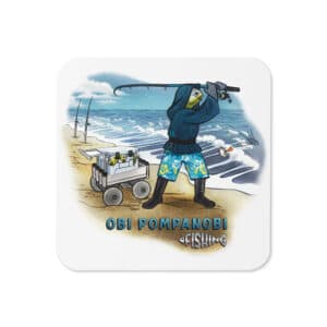 Cork-back Coaster | OPF "Beach Scene"