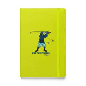 Hardcover Bound Notebook | OPF "Obi Surf Casting" Lime Color