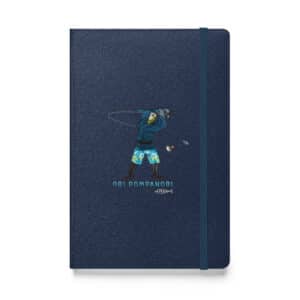 Hardcover Bound Notebook | OPF "Obi Surf Casting" Navy Blue Color