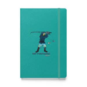 Hardcover Bound Notebook | OPF "Obi Surf Casting" Turquoise Color
