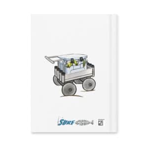 Hardcover White Journal Obi Surf Casting Design