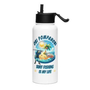 Water Bottle Obi Pompanobi Surf Fishing Life