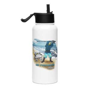 Water Bottle Stainless Steel | OPF "Surf Fishing Scene"