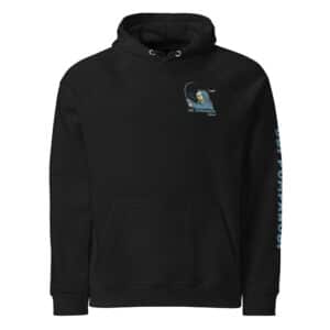 Obi Pompanibi Beach Scene Hoodie Black color