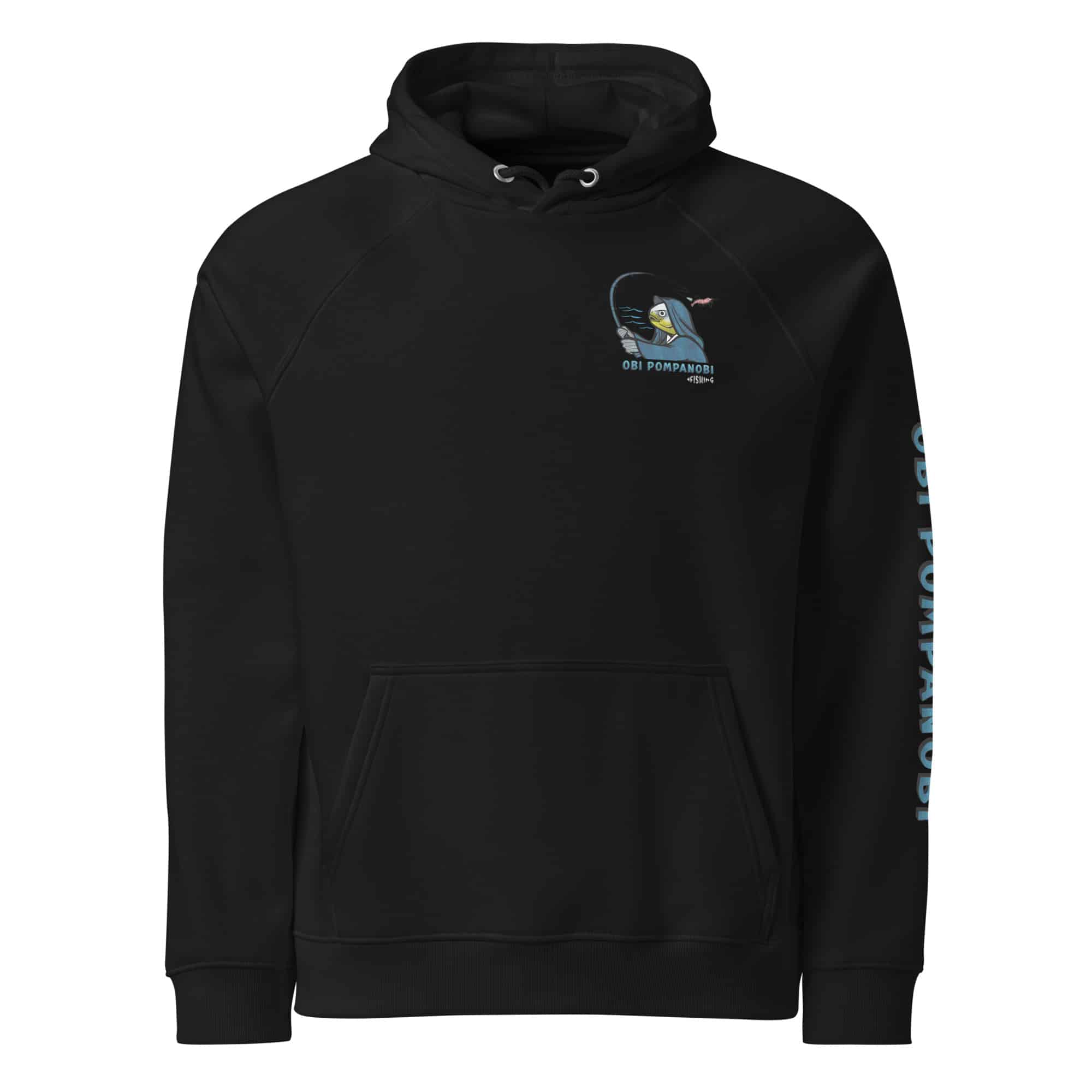 Obi Pompanibi Beach Scene Hoodie Black color