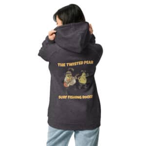 Unisex Hoodie Charcoal Melange color Twisted Pear Design