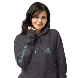 Unisex Hoodie Charcoal Melange color Twisted Pear Design