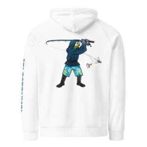 Obi Pompanibi Surf Casting Hoodie White color
