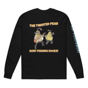 Obi Pompanobi Twisted Pear Design on L/S T-shirt Black Color