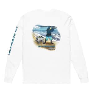 Obi Pompanobi Beach Scene Design Color White