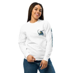 Woman wearing a Obi Pompanobi T-shirt White color