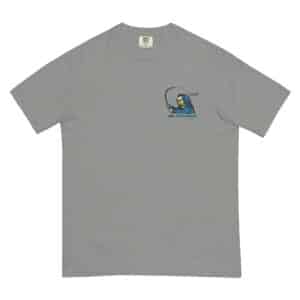 Unisex T-shirt S/S Twisted Pear Design Grey Color