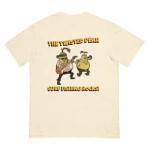 Unisex T-shirt S/S Twisted Pear Design Ivory Color