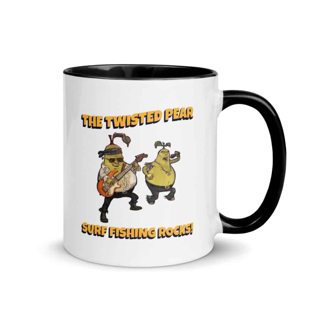 Ceramic Color Mug | OPF "The Twisted Pear"color Black