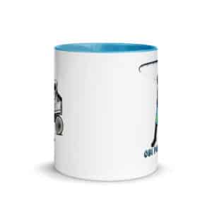 Ceramic Mug with Color Blue | OPF "Obi Surf Casting"