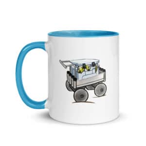 Ceramic Mug with Color Blue | OPF "Obi Surf Casting"