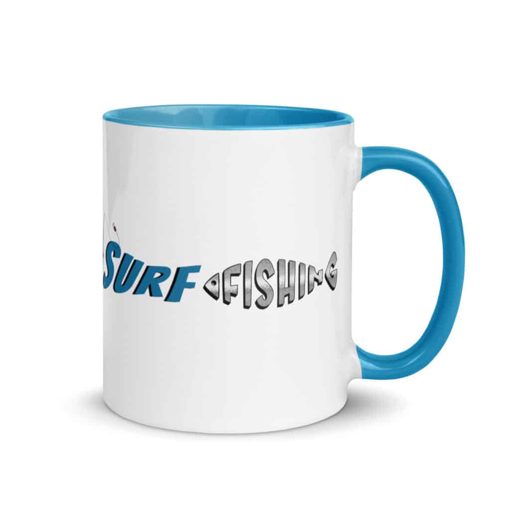 Ceramic Color Mug | OPF Surf Fishing color Blue
