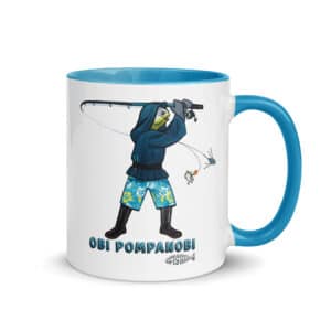 Ceramic Mug with Color Blue | OPF "Obi Surf Casting"