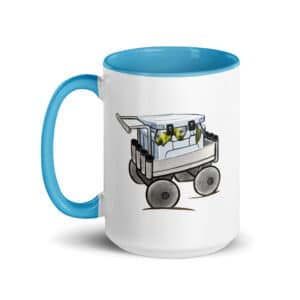 Ceramic Mug with Color Blue | OPF "Obi Surf Casting"