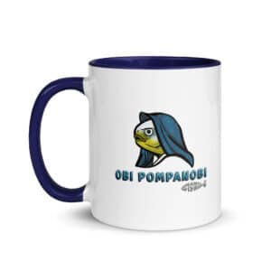 Ceramic Color Mug | Obi Silhoette color Dark Blue