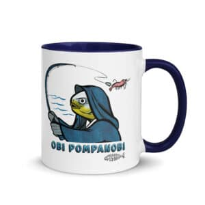 Ceramic Mug with Color | OPF "Obi Logo" Dark Blue