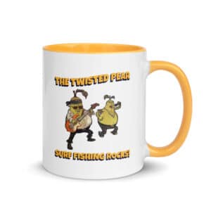 Ceramic Color Mug | OPF "The Twisted Pear" color Golden Yellow