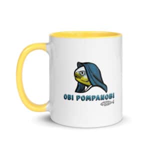 Ceramic Color Mug | OPF "Hooked Surf Fishing" color Yellow
