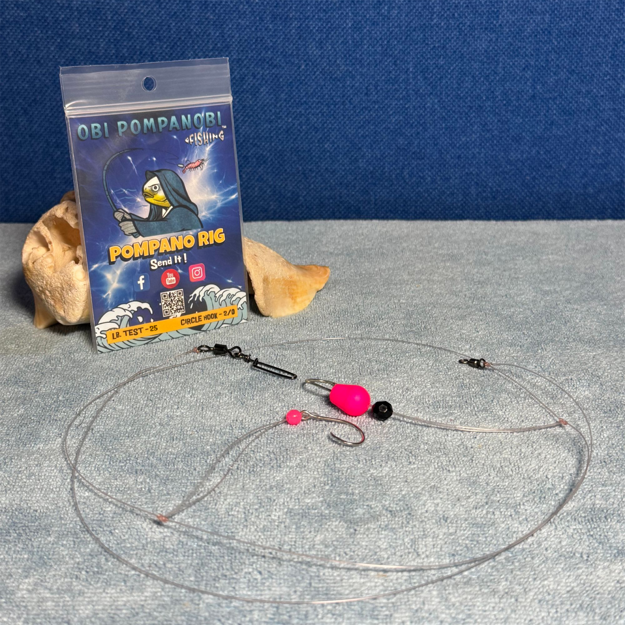 Pink float pompano rig 25