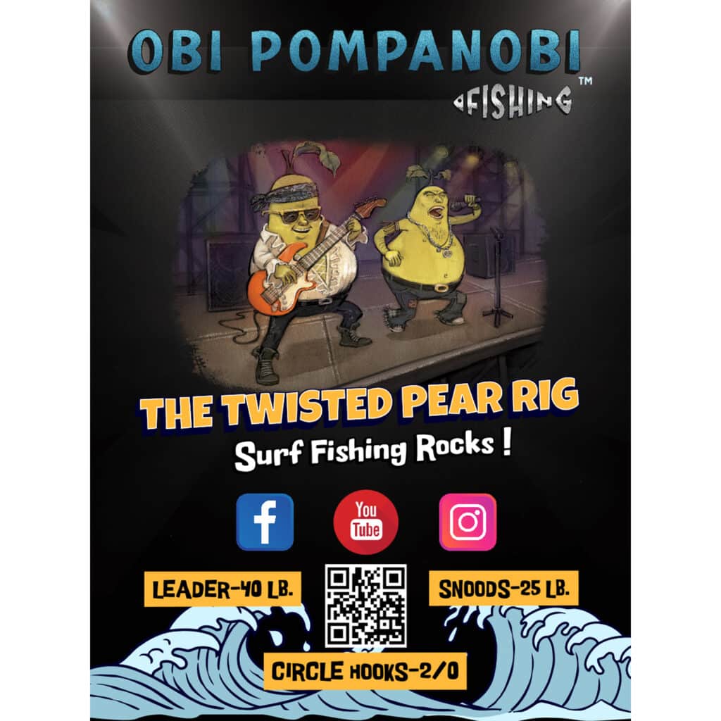 The Twisted Pear Rig Surf Fishing Tackle